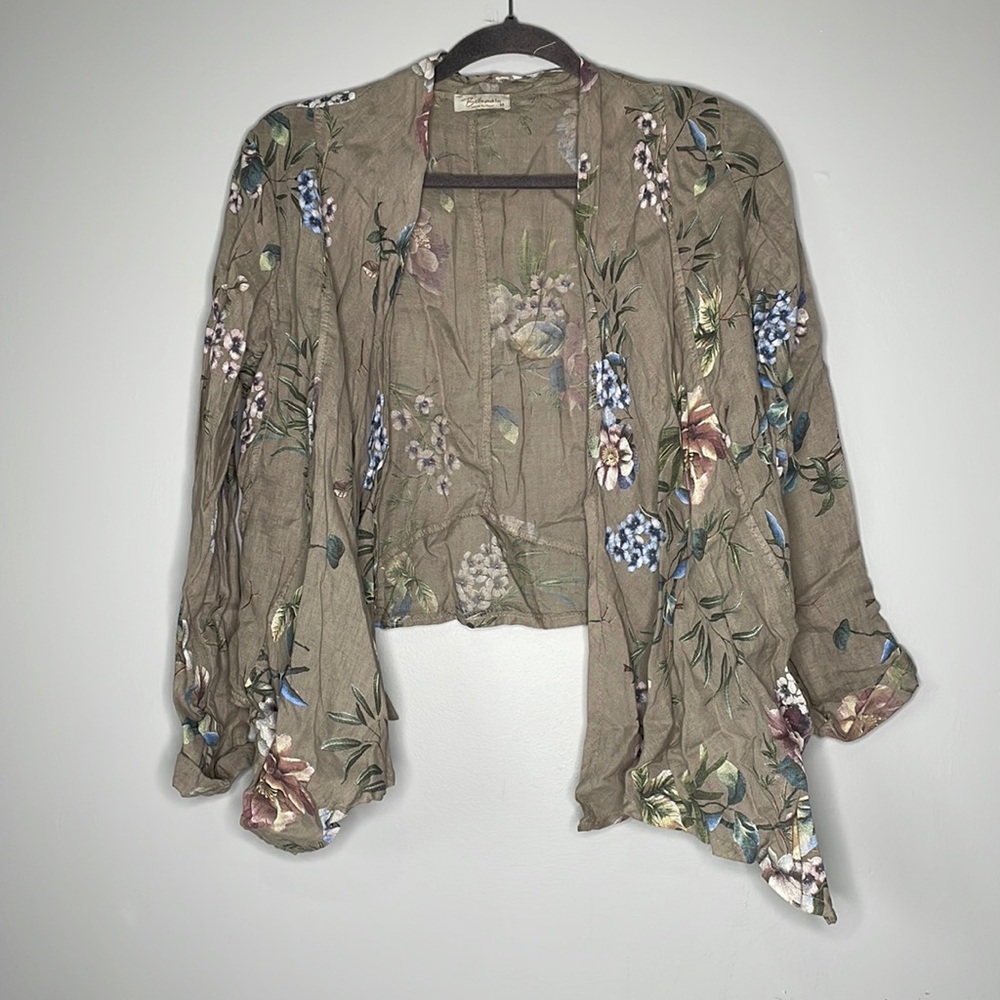 Bellambia Linen Cropped Summer Blazer